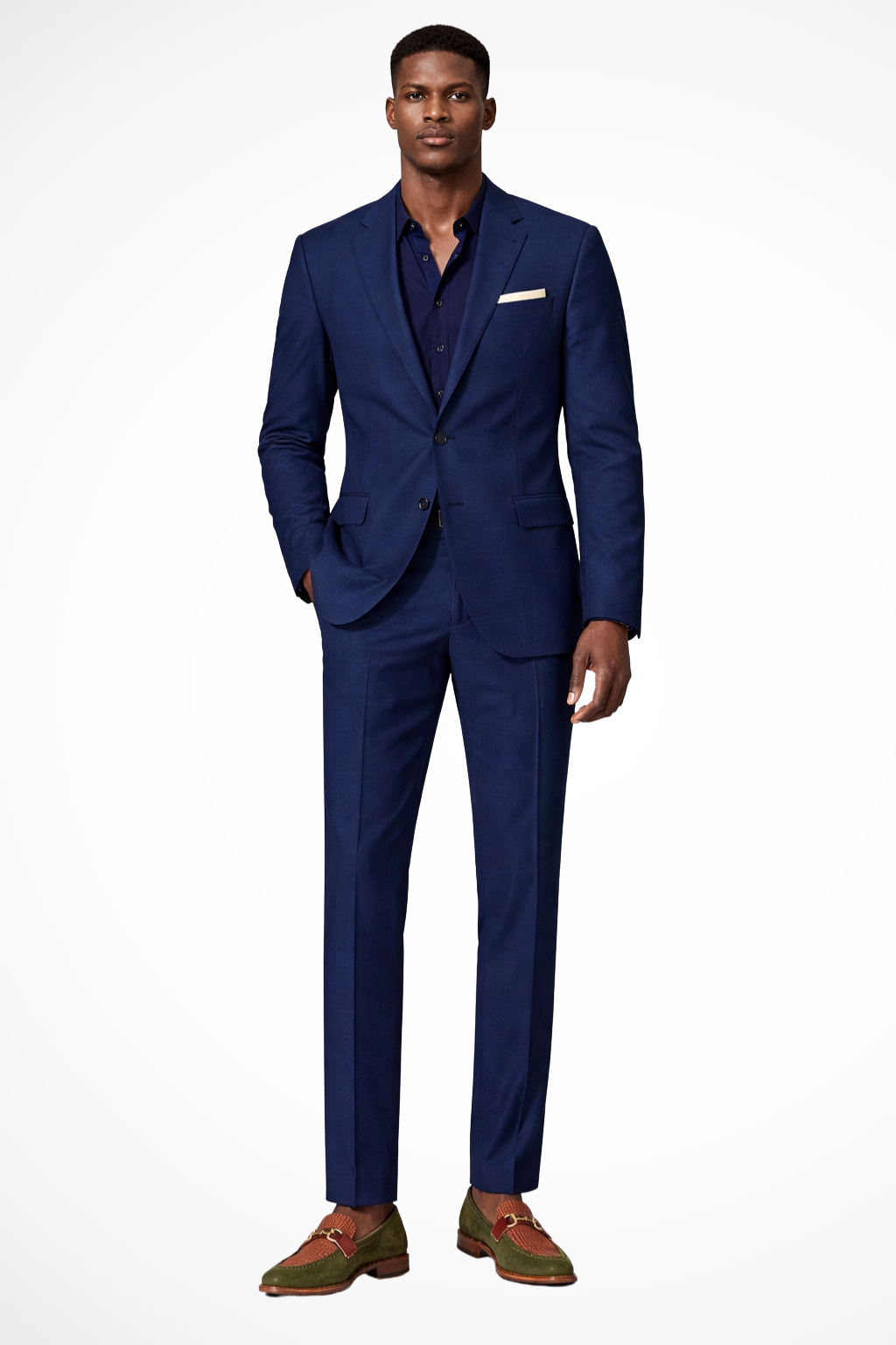 Men Notch Lapel Single Breasted Linen Summer Wedding Suit