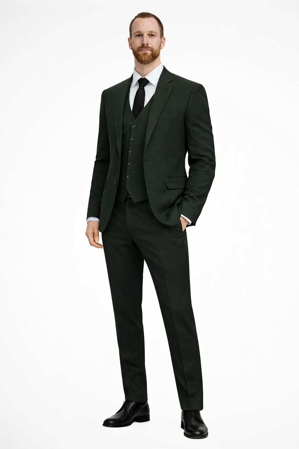 Men Linen Three Piece Wedding Guest Suit Blazer Trousers and Waistcoat Set